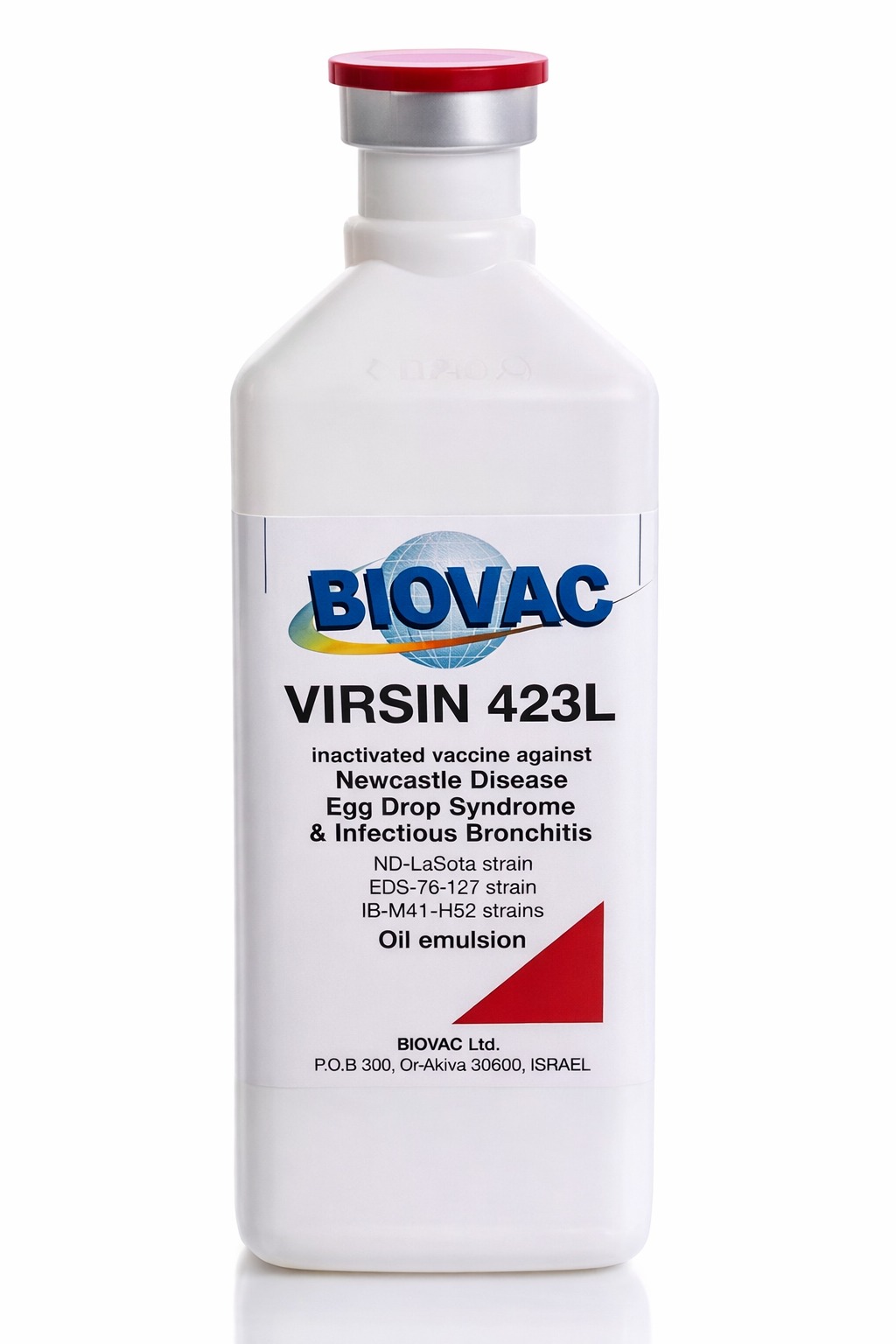 VIRSIN 423L (Newcastle Disease, Egg Drop Syndrome ’76 – 127 strain – & Infectious Bronchitis)