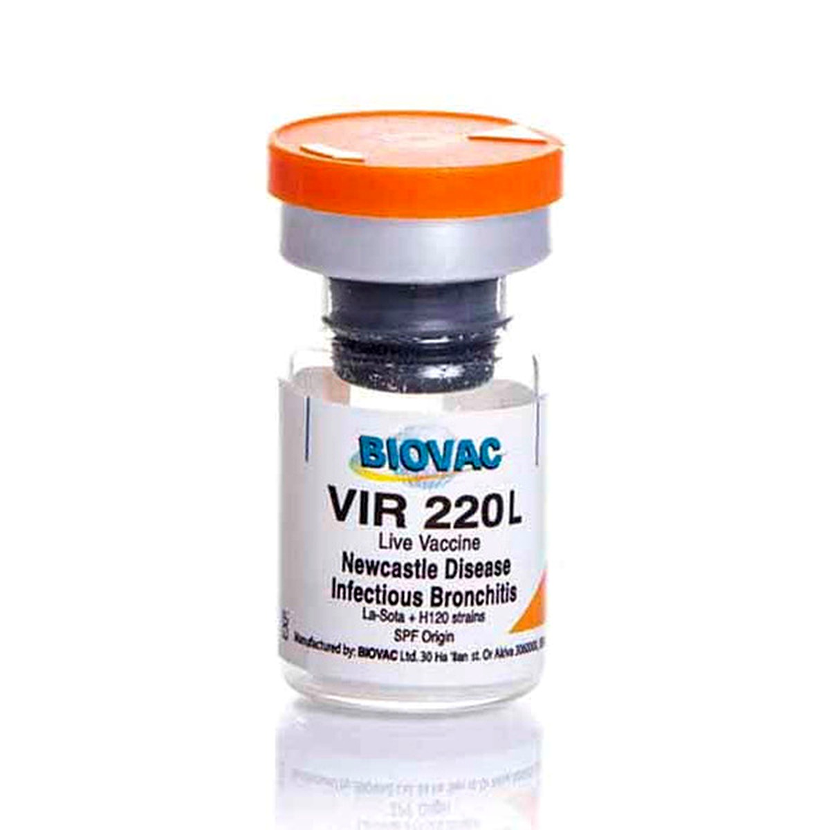 VIR 220L (Newcastle Disease (LaSota strain) & Infectious Bronchitis (H120)